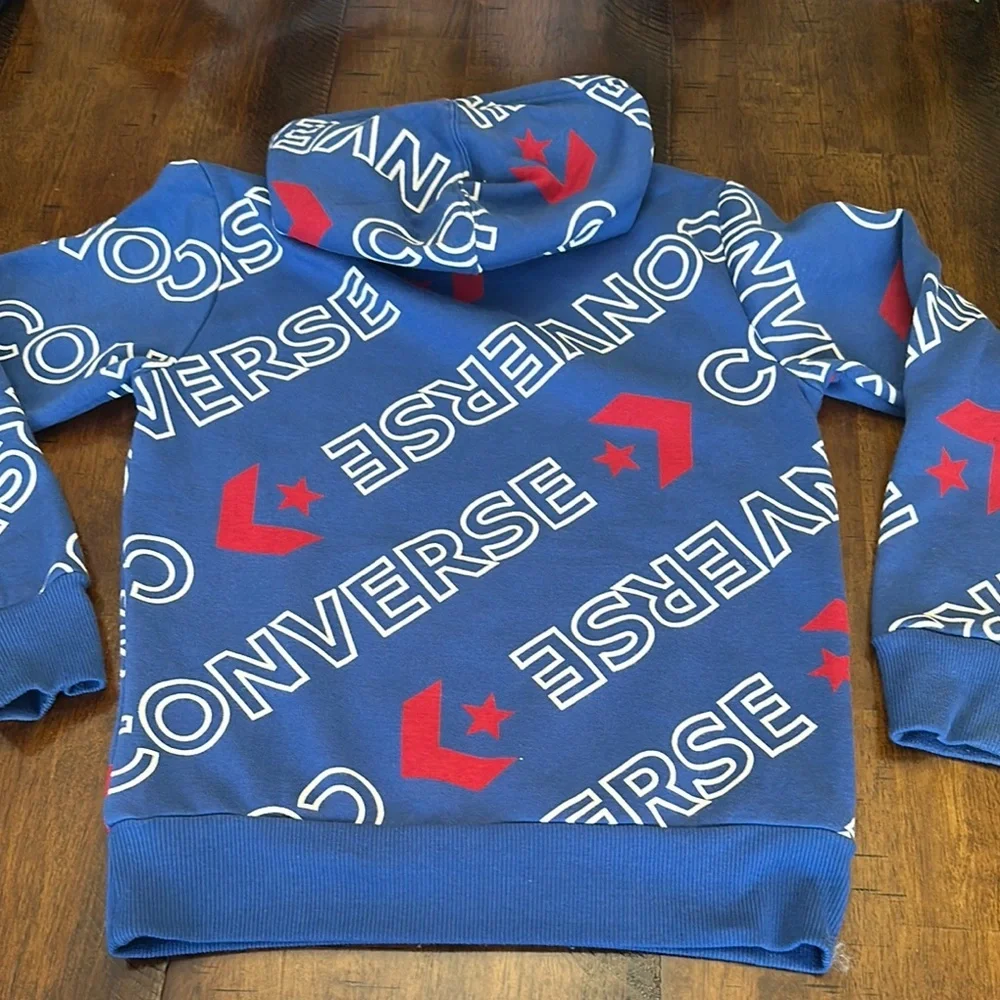 Converse Blue Hoodie Sweatshirt